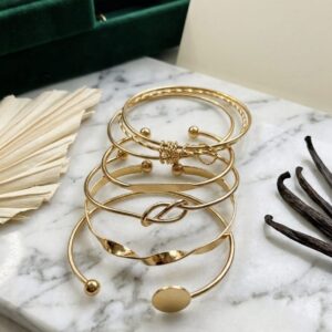 Boho Chic Gold Bracelet Set