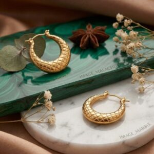 Golden Quilt Hoops
