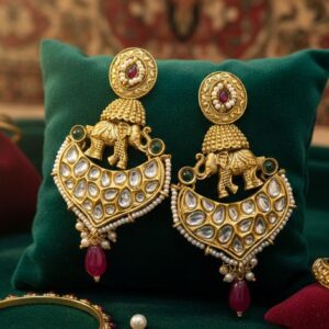 Rajwadi Gaj Earings