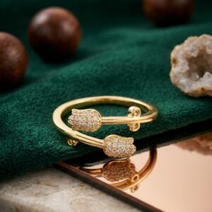 Zenith Crystal Open Ring