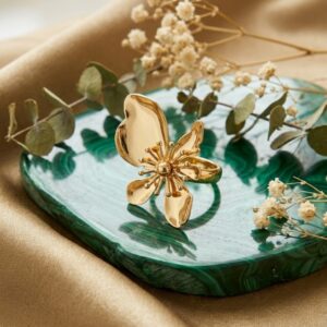 Eternal Petals Statement Ring