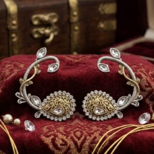 Silver Leaf Cuff