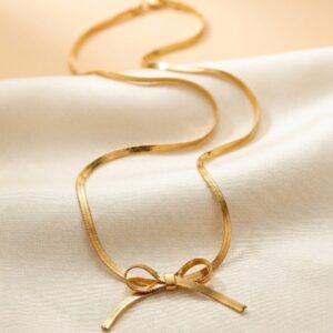 Knot Snake Chain Pendant