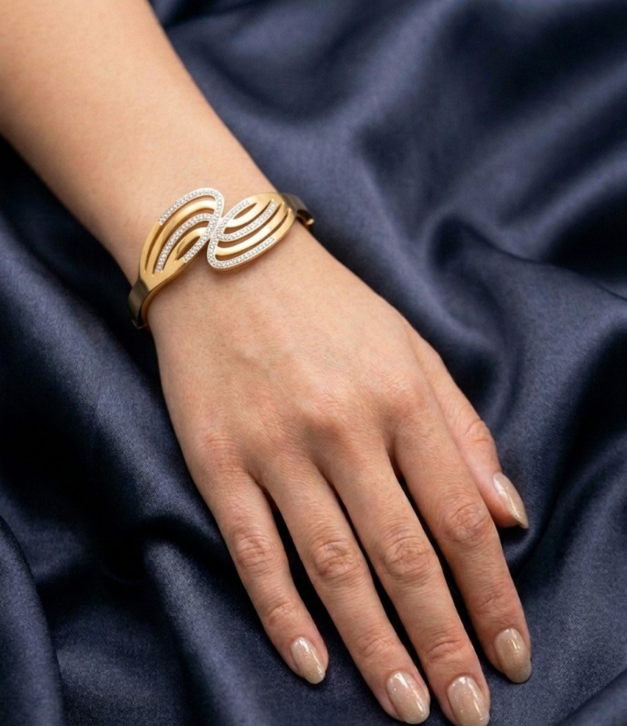 Royal Infinity Cuff Bracelet - Image 3