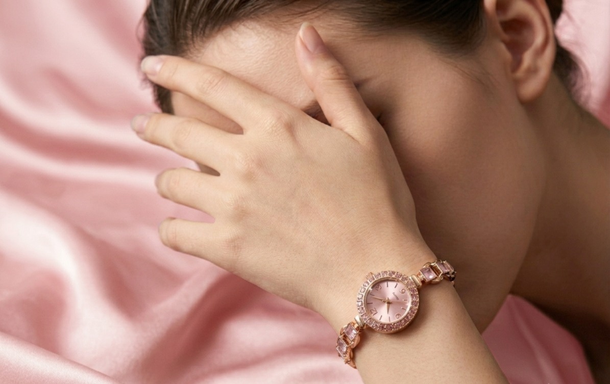 Blush Crystal Elegance Watch - Image 2