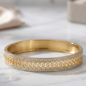 Royal Filigree Bangle Bracelet