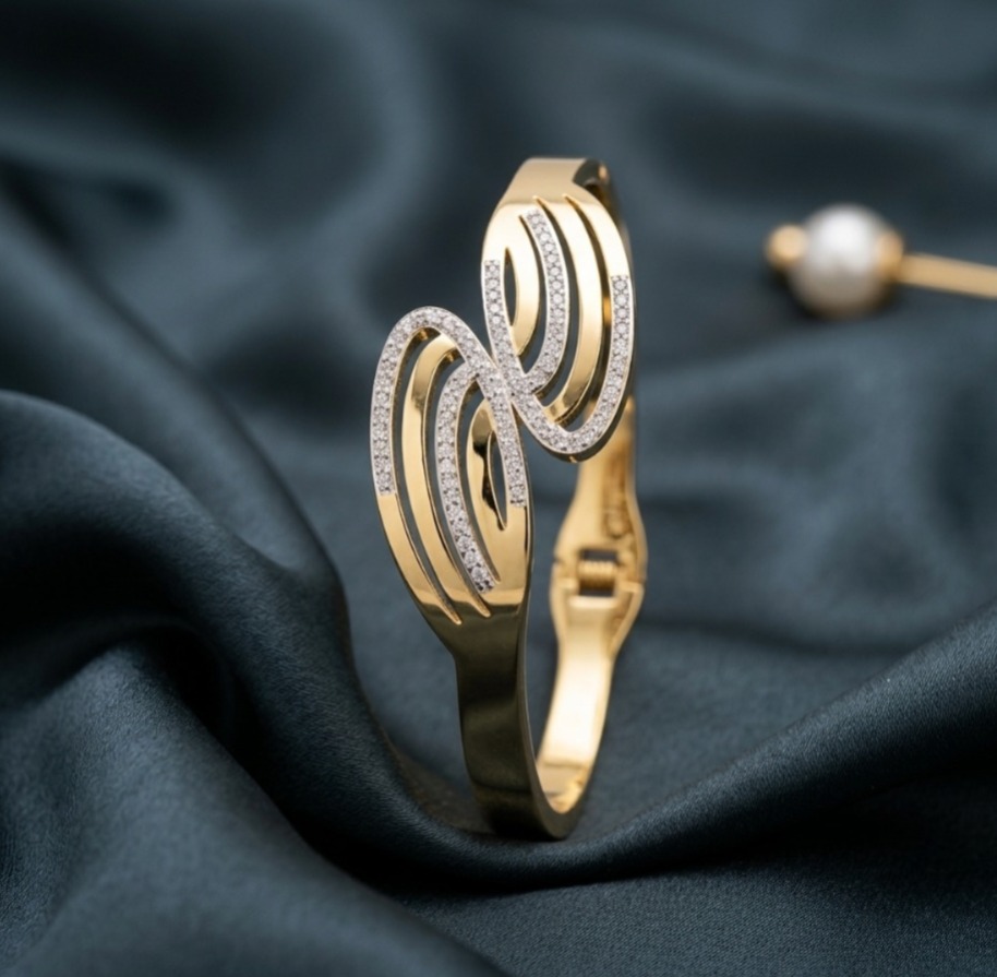 Royal Infinity Cuff Bracelet - Image 2