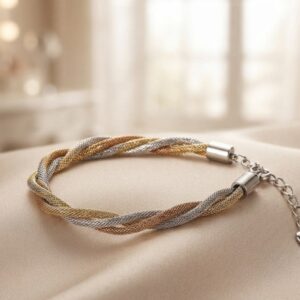 Tricolor Braided Bracelet