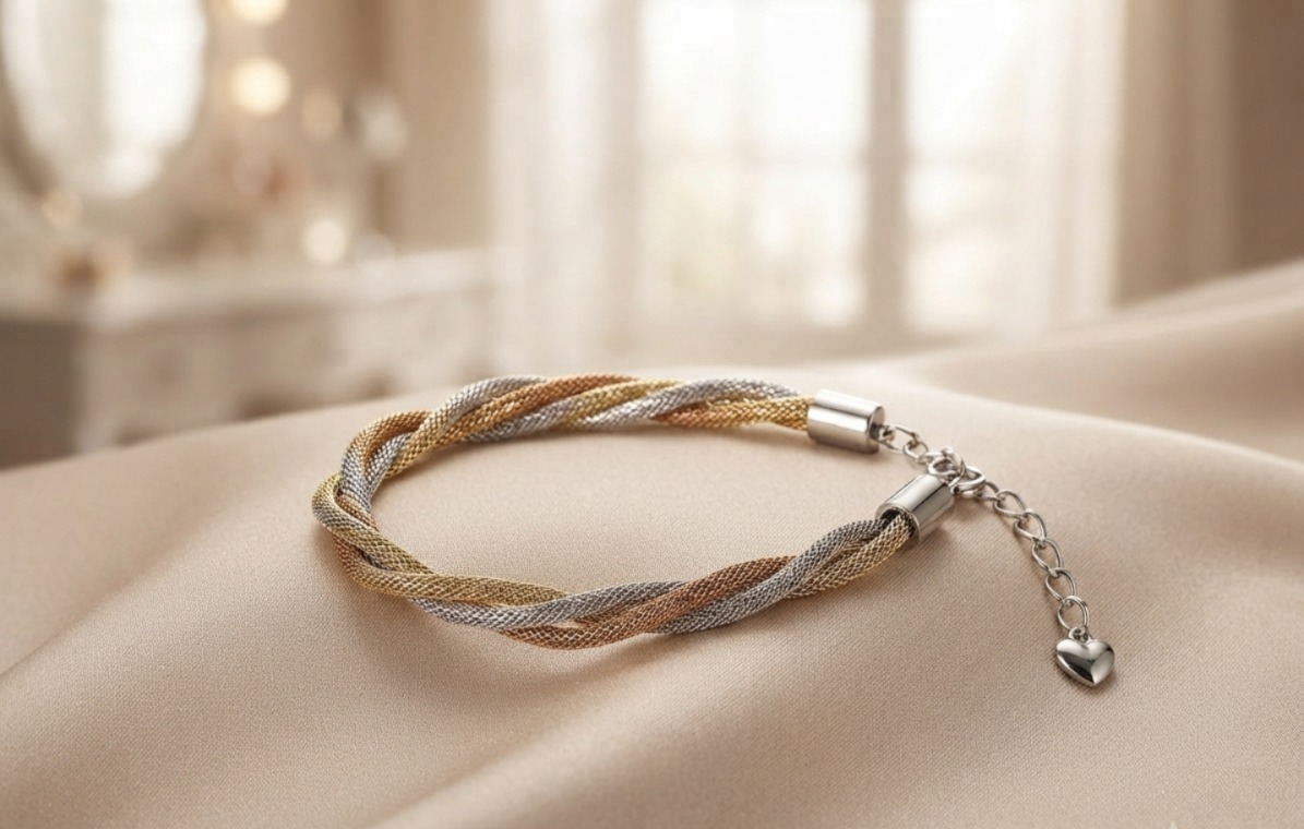 Tricolor Braided Bracelet