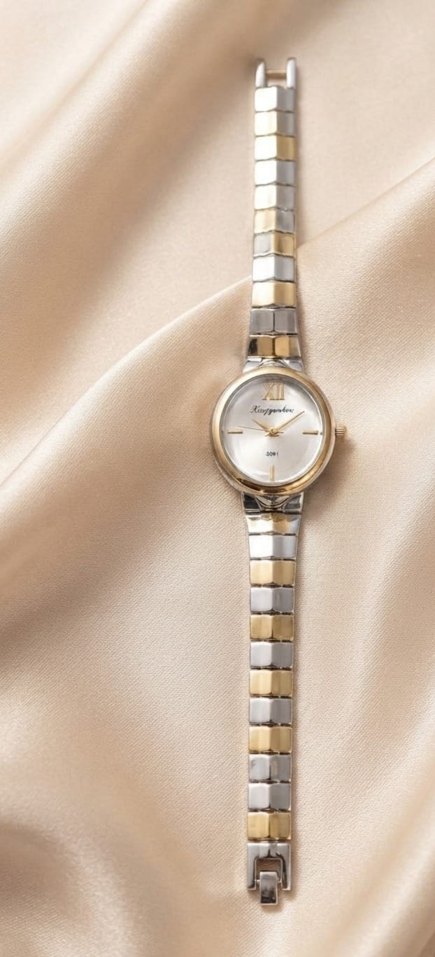 Classic Two-Tone Minimalist Women's Watch