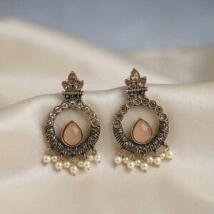 Oxidized Ethnic Earrings